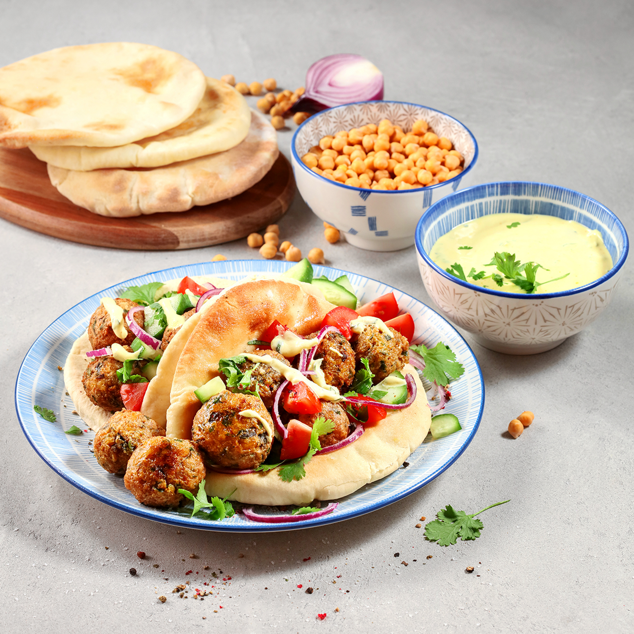 Falafel pitában