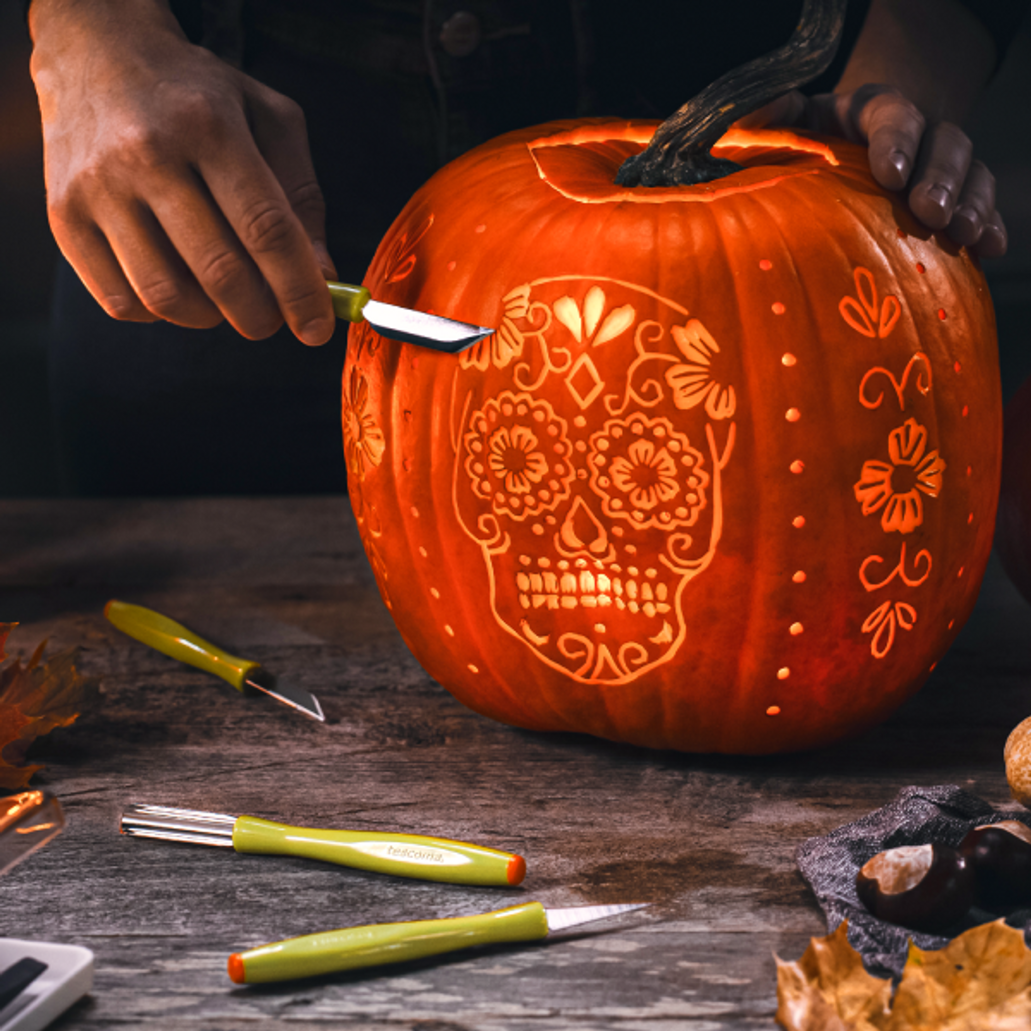 Kürbisparty im Oktober