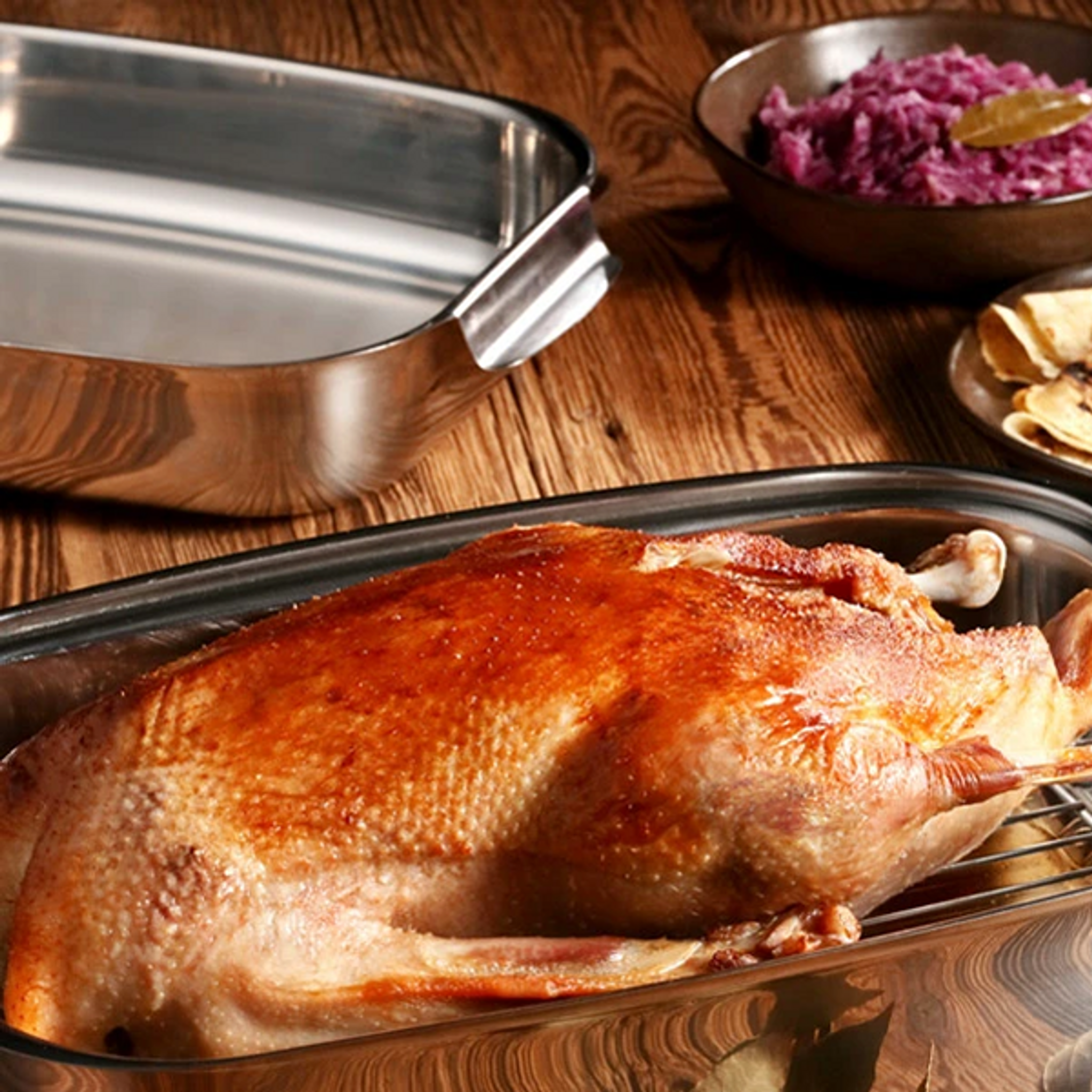 Knuspriger Gänsebraten