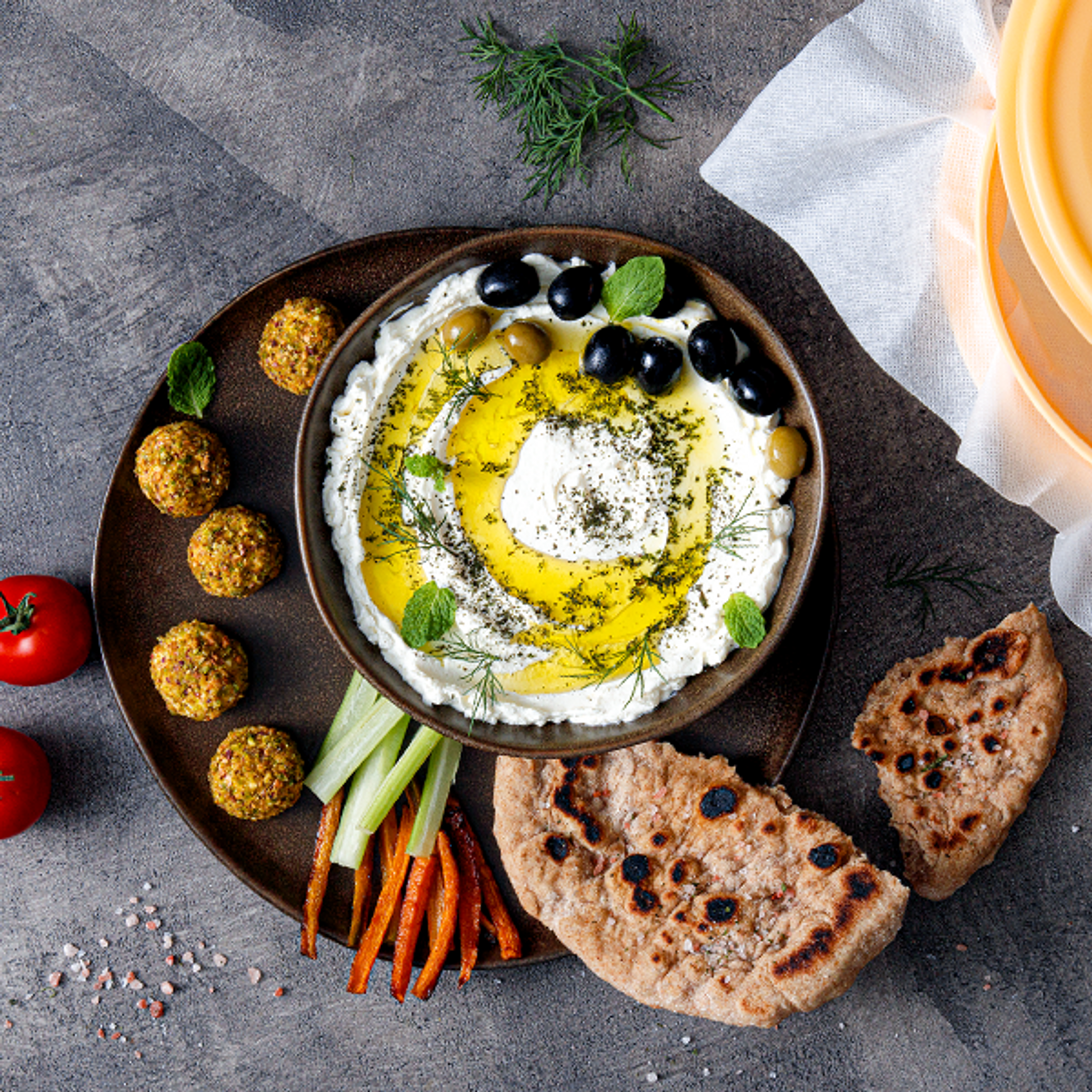 Hausgemachter Labneh-Frischkäse