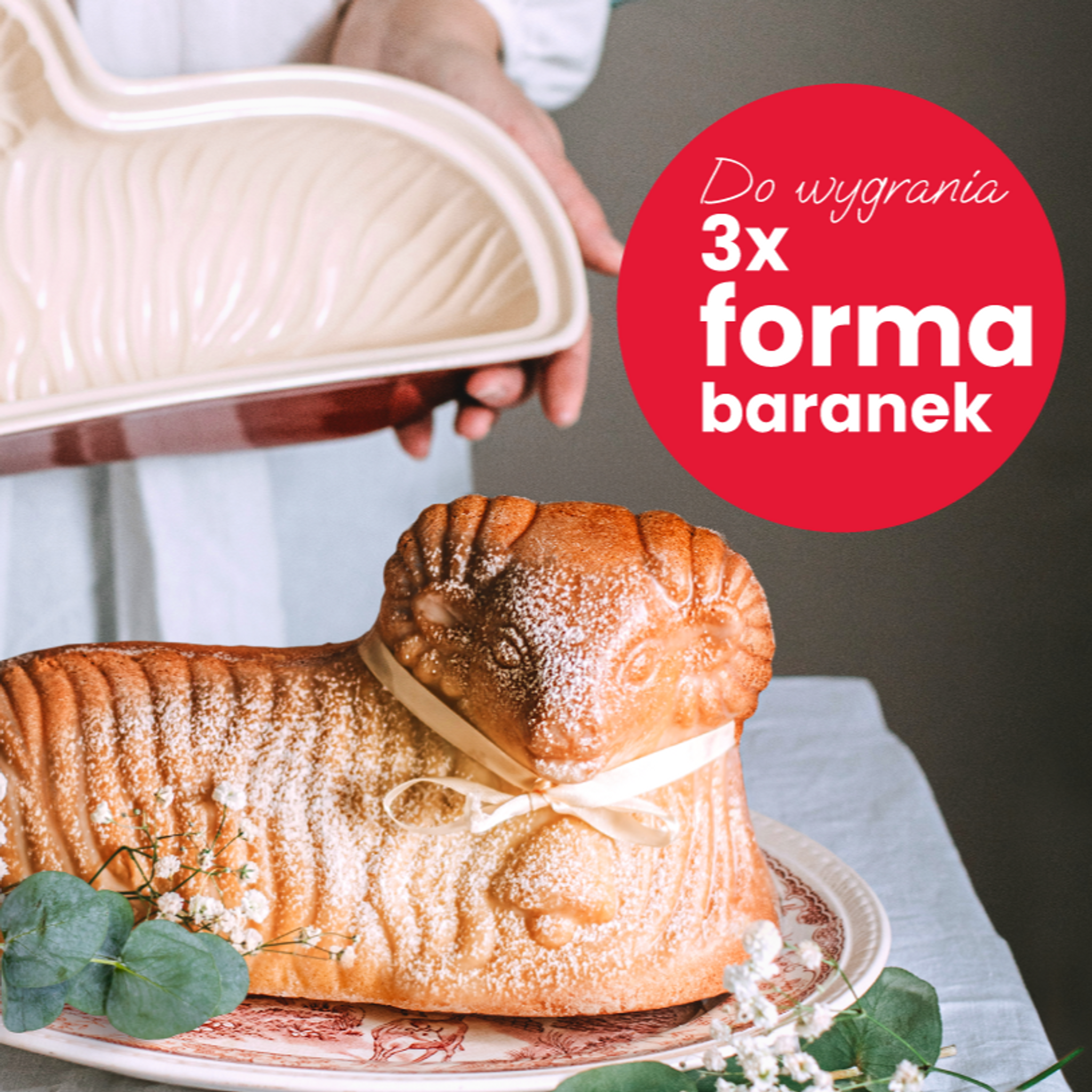 Wygraj formę na wielkanocnego baranka!