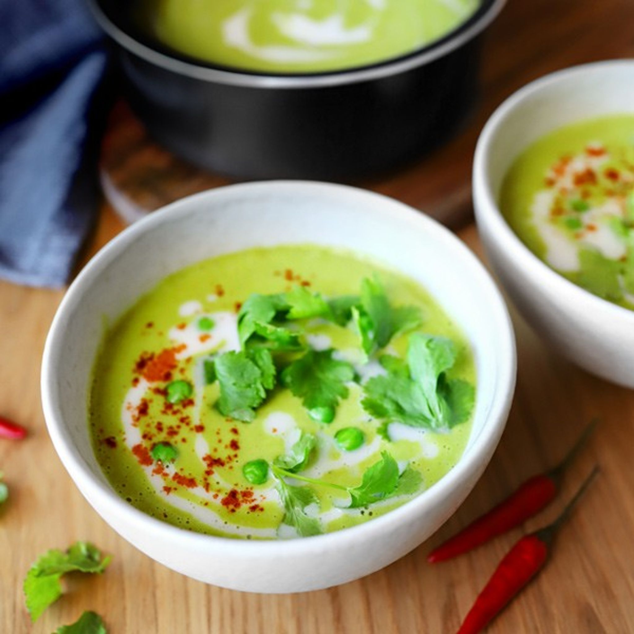 Indische Erbsensuppe