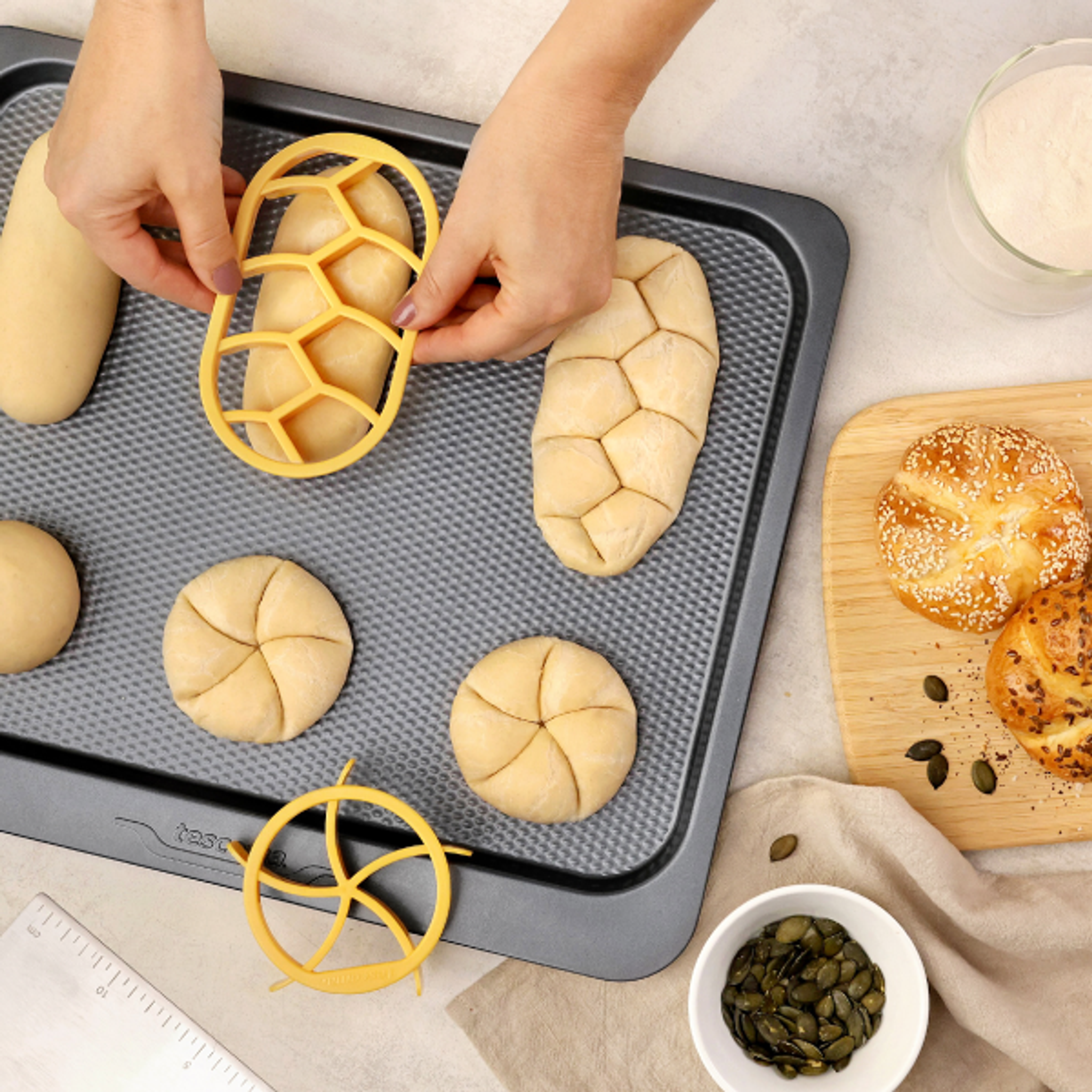 Hausgemachte Brötchen