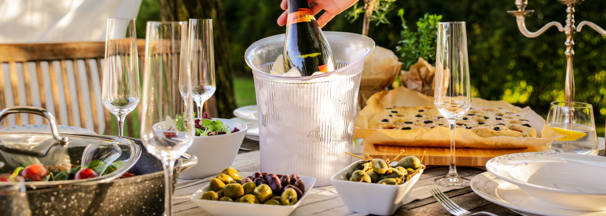 Jetzt: perfekte Zeit fürs Essen im Freien!