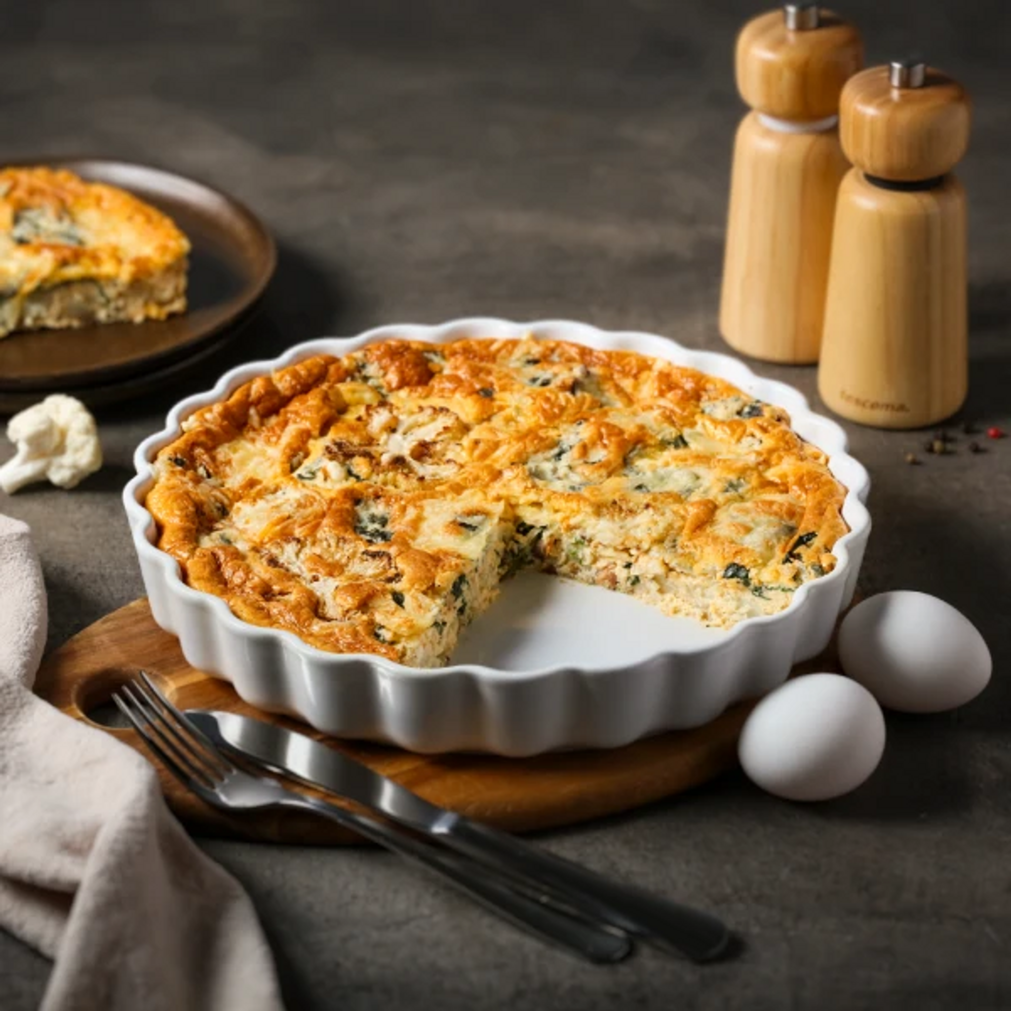 Karfiolová frittata