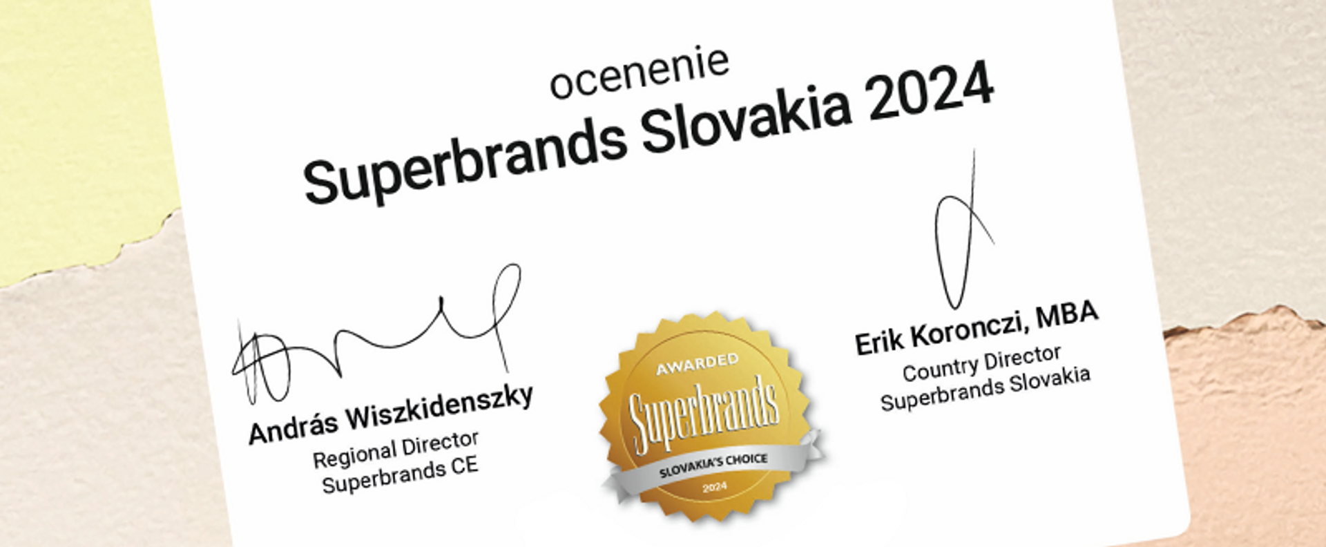 Tescoma získala ocenenie Superbrands Slovakia 2024