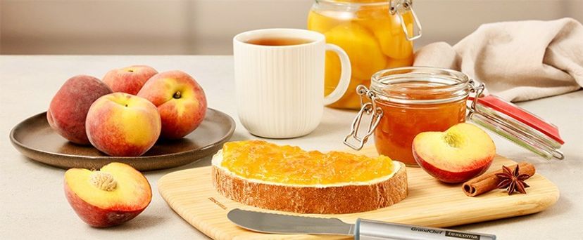 Pfirsichmarmelade mit Zimt und Sternanis