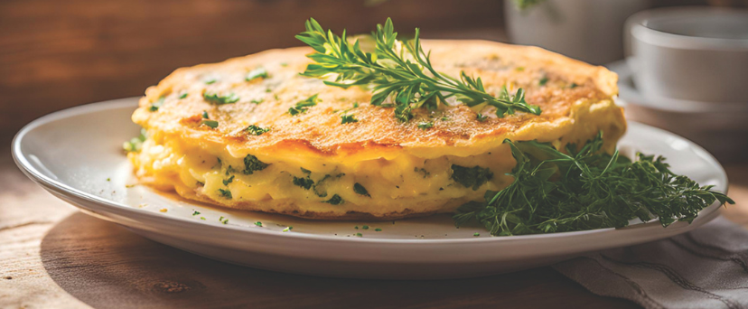 Fritatta de queijo