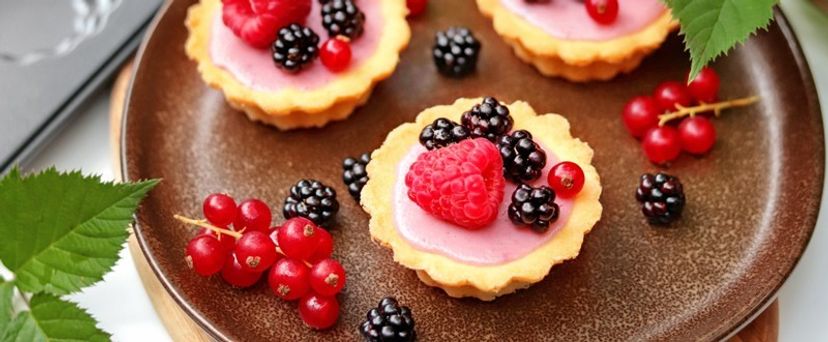 Szedres kosárkák (tartelette)