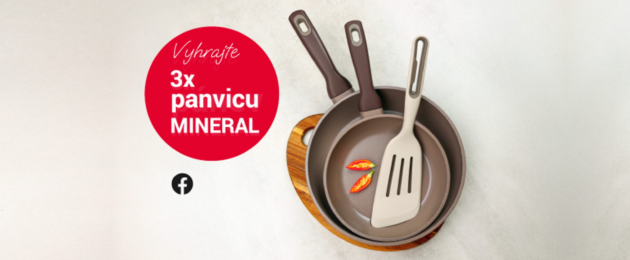 Súťaž o 3 panvice MINERAL