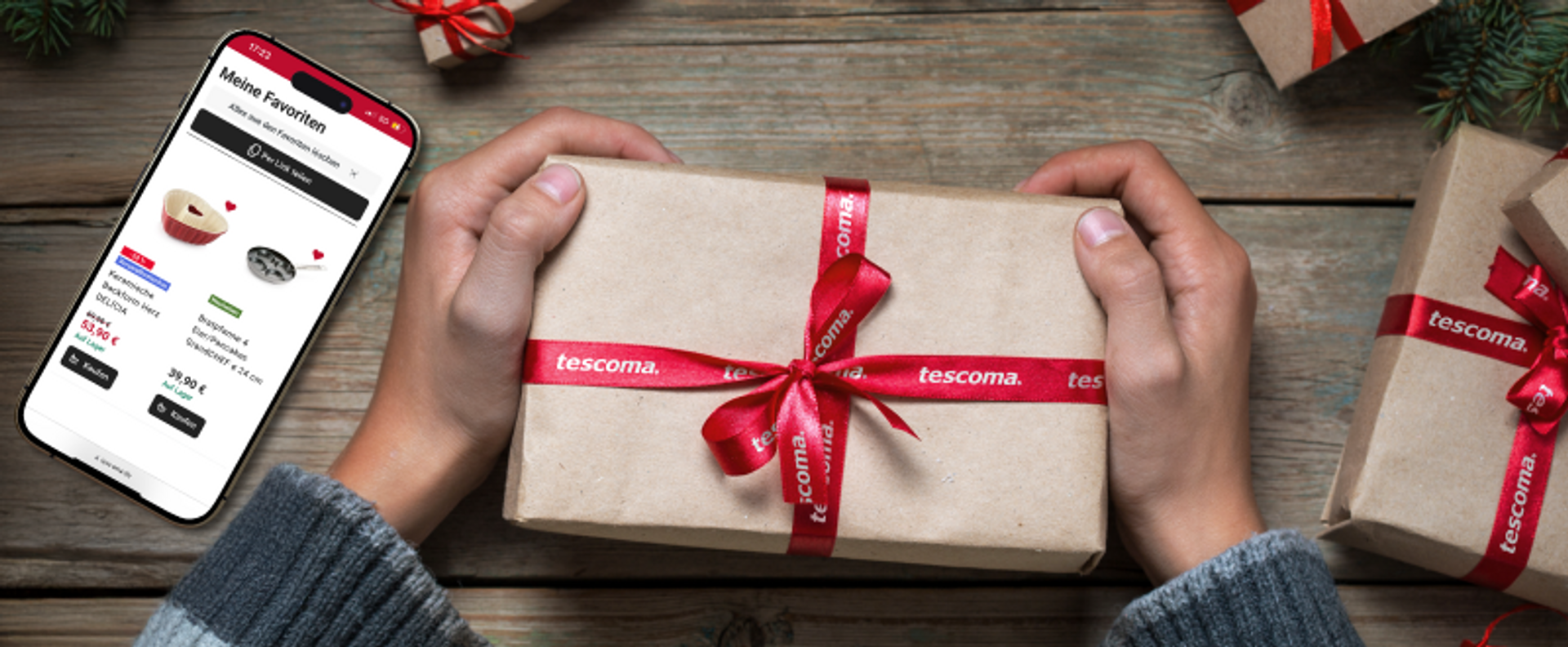 Erstellen Sie Ihren Wunschzettel und teilen Sie ihn mit Ihren Liebsten