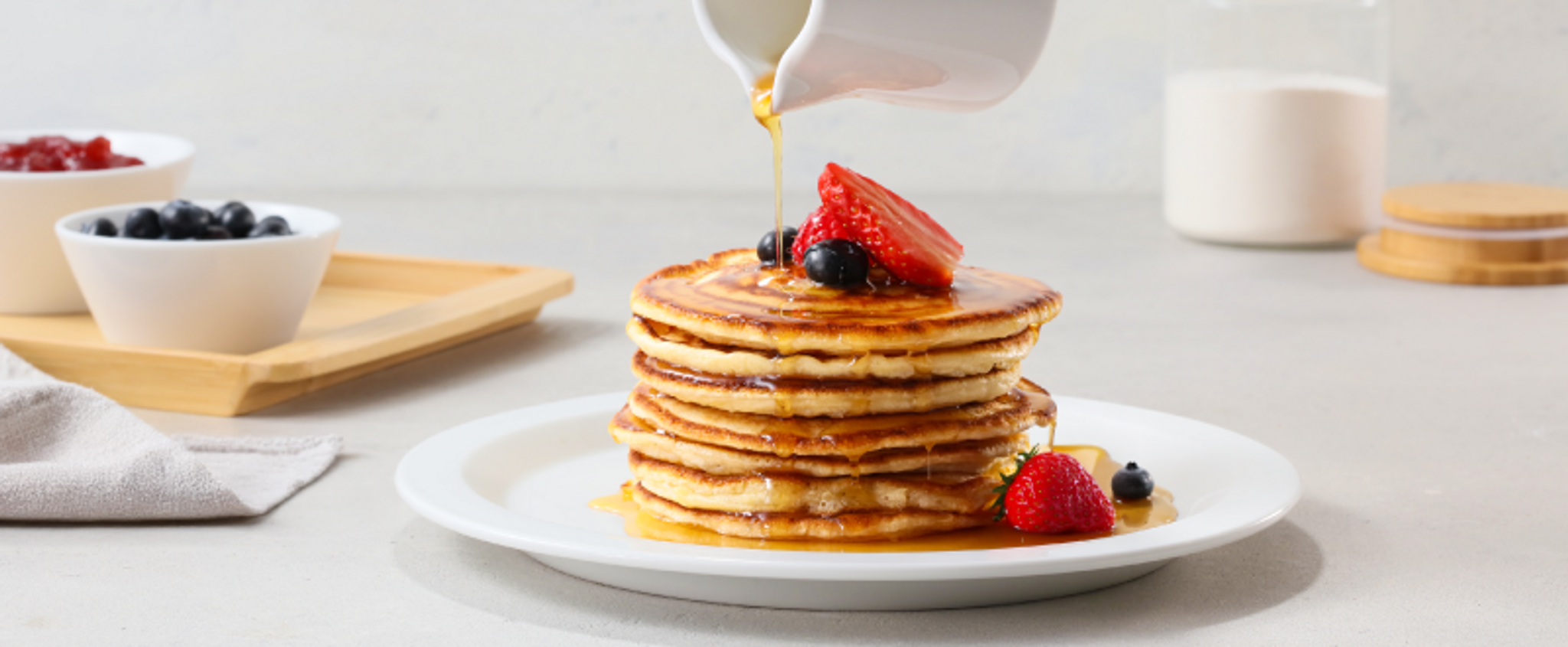 Amerikanische Pancakes