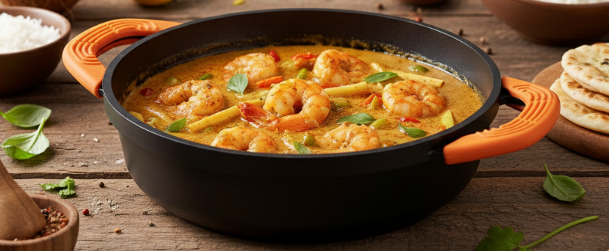 Caril de Gambas Cremoso