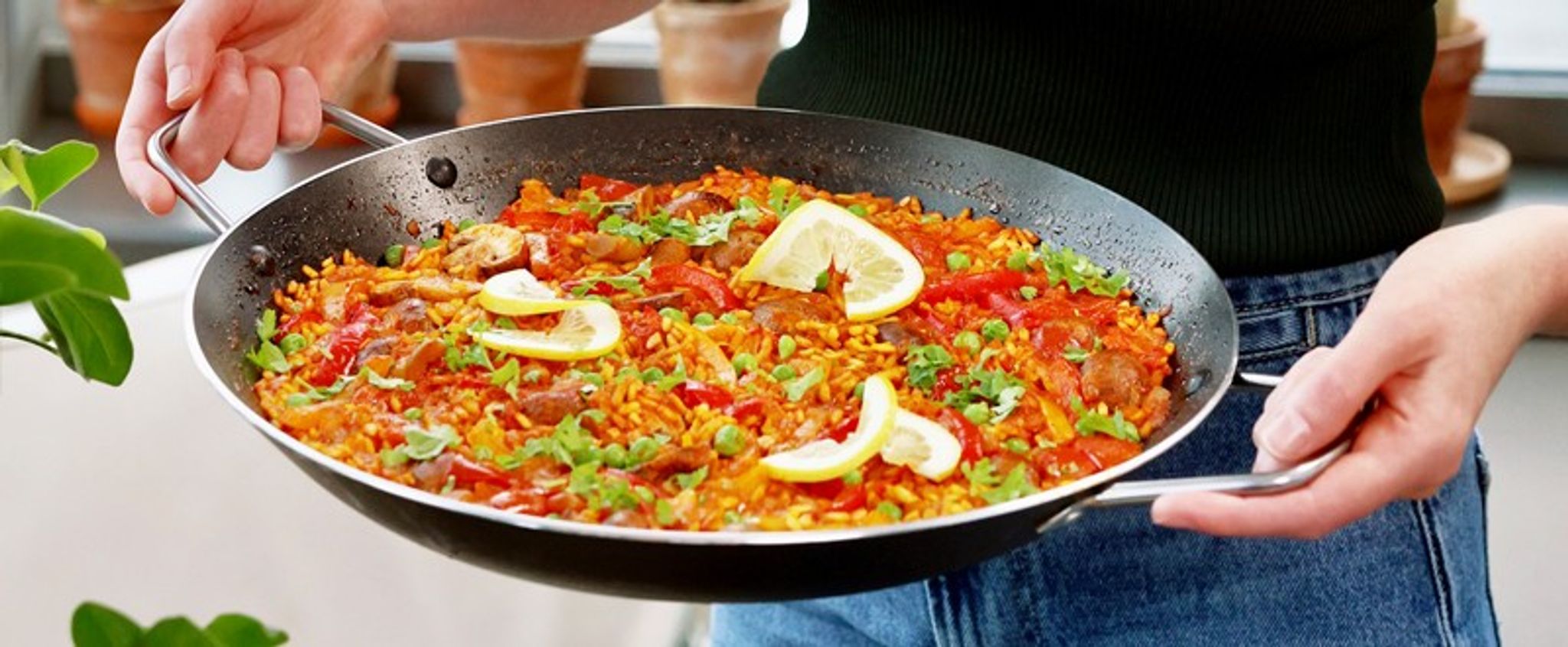 Veggie paella