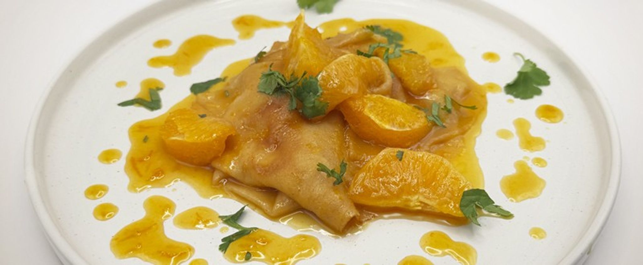 Francouzské palačinky Crêpes Suzette s koriandrem