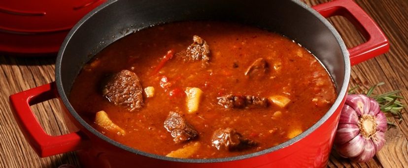 Rindergulasch mit Paprika