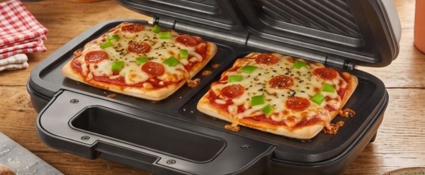 Mini Pizzas na Sanduicheira: prontas em 10 minutos e perfeitas para festas e lanches