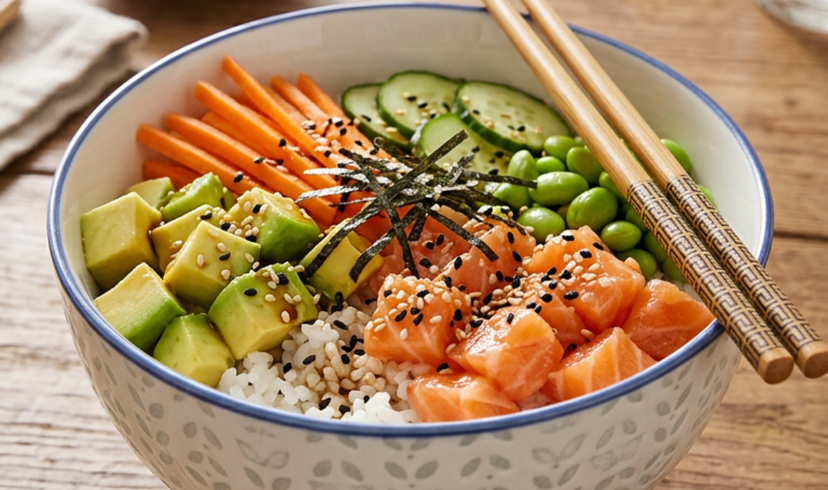 Poke Bowl Caseiro — Receita Fácil e Fresca para o Verão