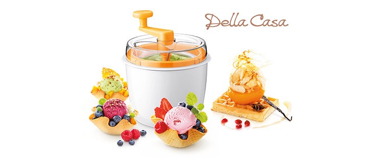 Zmrzlinovač DELLA CASA: Domácí zmrzlina, kterou si zamilujete. Sametová, bez éček, jako z Itálie!