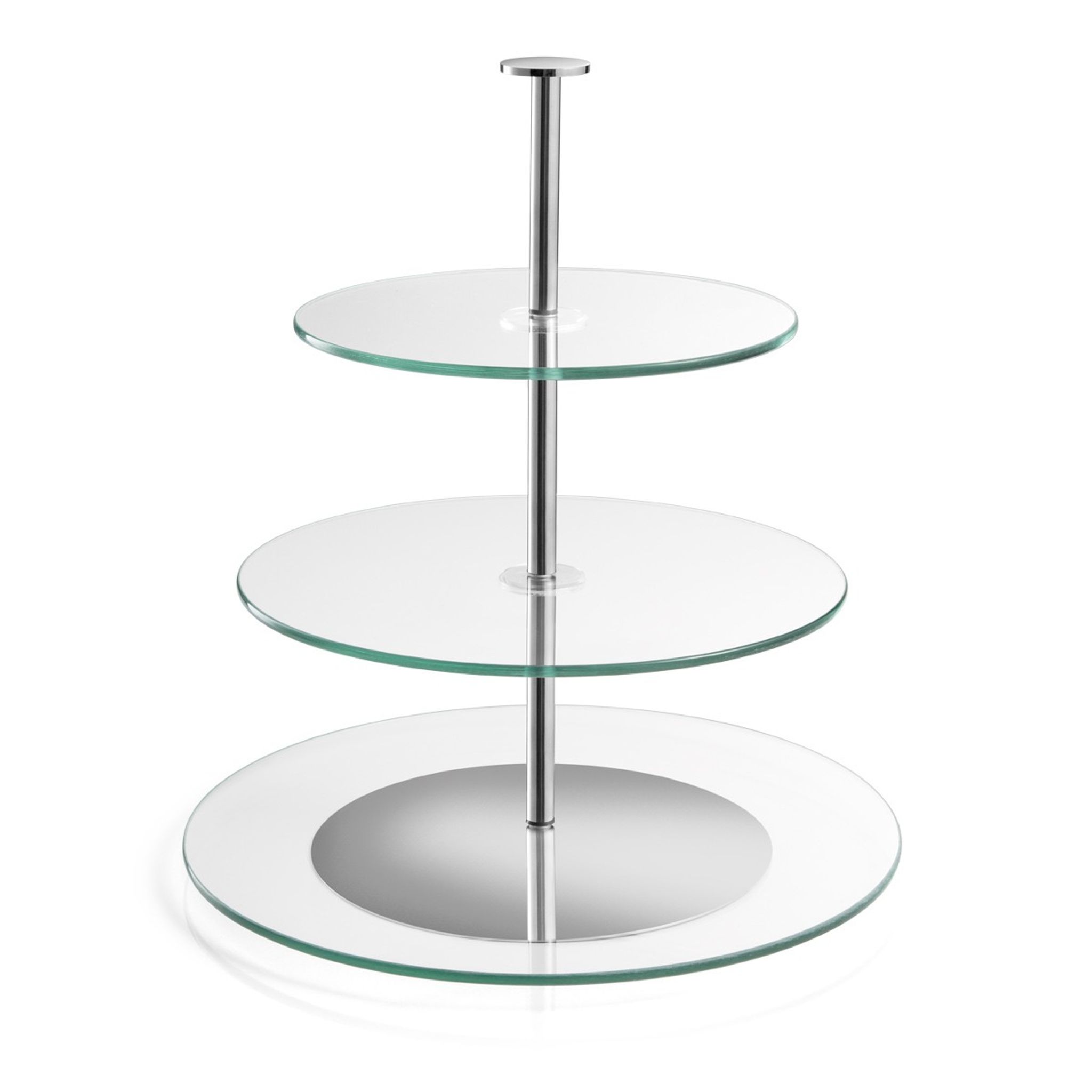 3-tier glass cake stand DELÍCIA