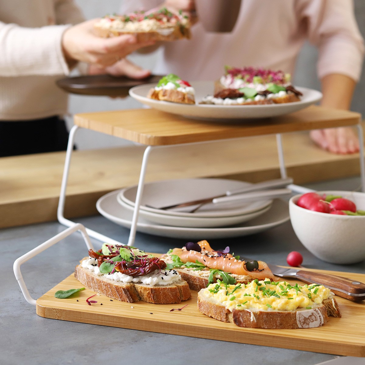 snackschüssel Snack Tablett 4 Abschnitte Snack Tasse Snack Aufbewahrungshalter Snack Schüssel Einzigartiger Snack Behälter Tasse Material:Latexkissen – Größe:90cm (36in) main image 1