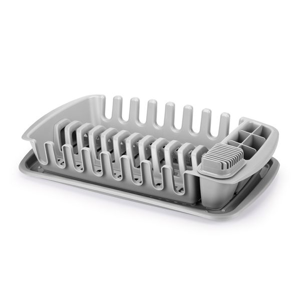 Abtropfgestell mit Auffangschale CLEAN KIT, grau