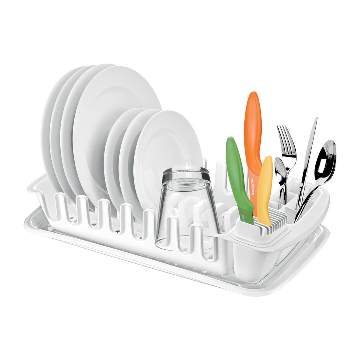 Abtropfgestell mit Auffangschale CLEAN KIT, weiß
