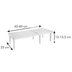 Adjustable shelf FlexiSPACE 420 - 600 mm