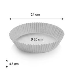 Air fryer parchment paper round DELÍCIA ø 20 cm, 50 pcs