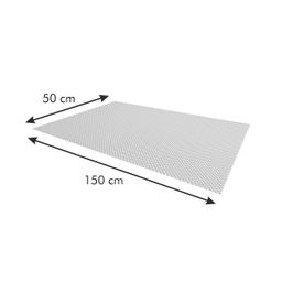 Alfombrilla antideslizante FlexiSPACE 150 x 50 cm, blanco