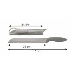 Antihaftbeschichtetes Messer für Zuckermelone PRESTO TONE 22 cm