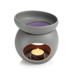 Aroma lamp for scented wax FANCY HOME Stones, grey