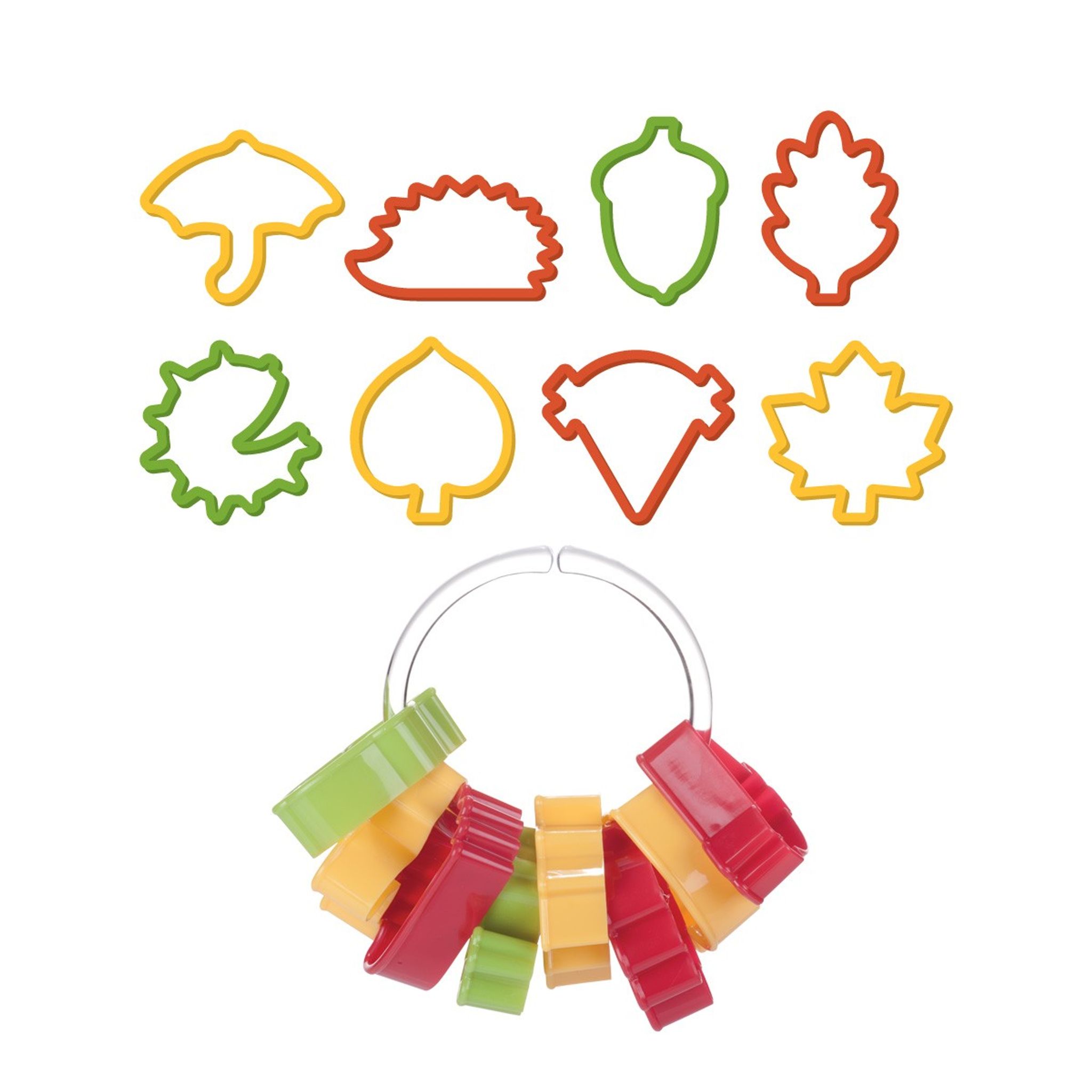 Autumn cookie cutters DELÍCIA, 8 pcs