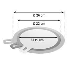 Bases para tarta DELÍCIA, 3 pzs