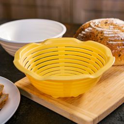 Image of Basket with dish for homemade bread DELLA CASA