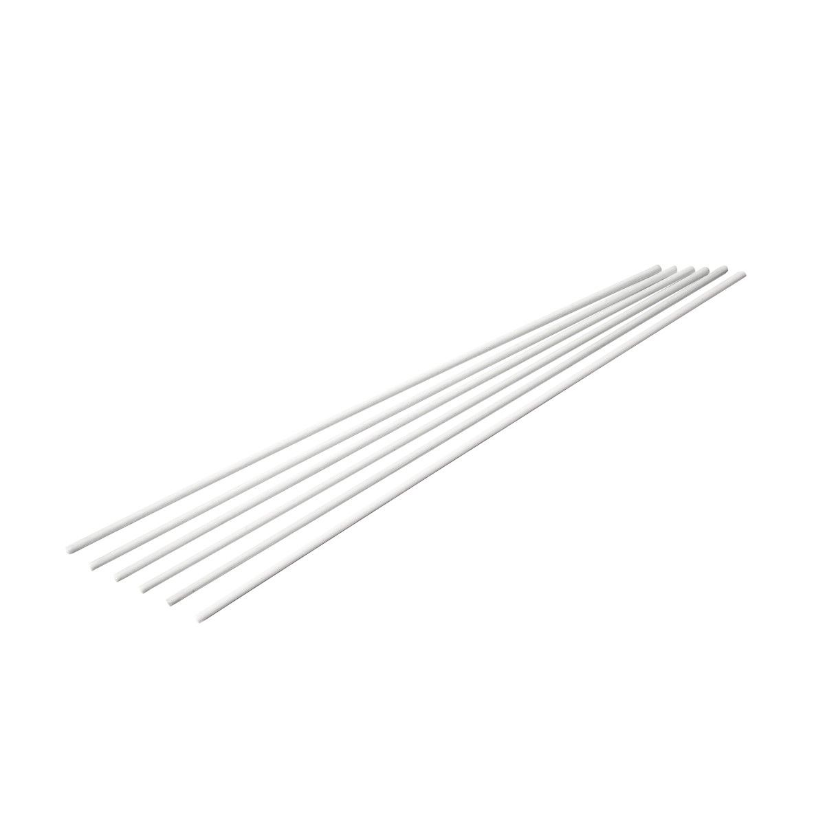 100 Bastoncini Per Diffusore In Fibra 35cm X 3mm - Ricambi Bianchi Per Oli Essenziali, Profumatori Ambiente, Cannucce Assorbi Odore