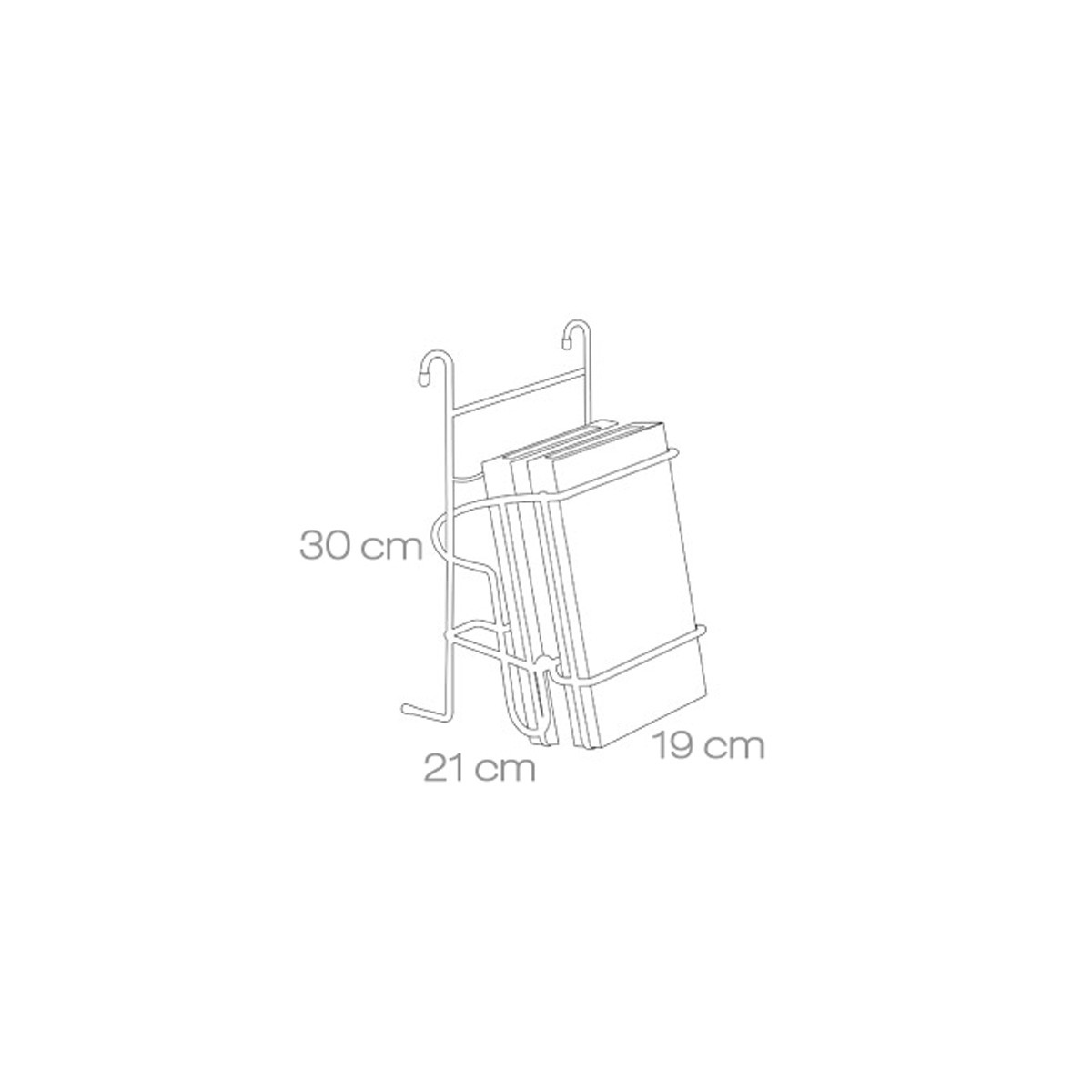 Block for 5+1 knives, tipping