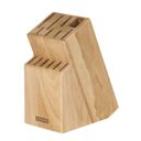 Block WOODY for 13 knives, poultry shears/sharpening steel