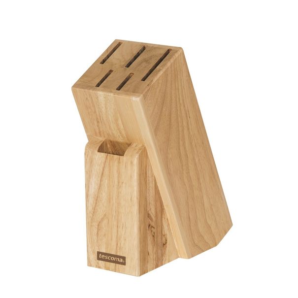 Block WOODY für 5 Messer, Geflügelschere