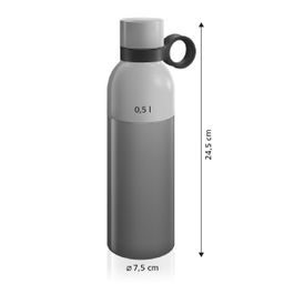 Botella termo CONSTANT PASTEL 0.5 l, acero inoxidable, gris
