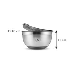 Bowl with lid GrandCHEF ø 16 cm, 1.5 l