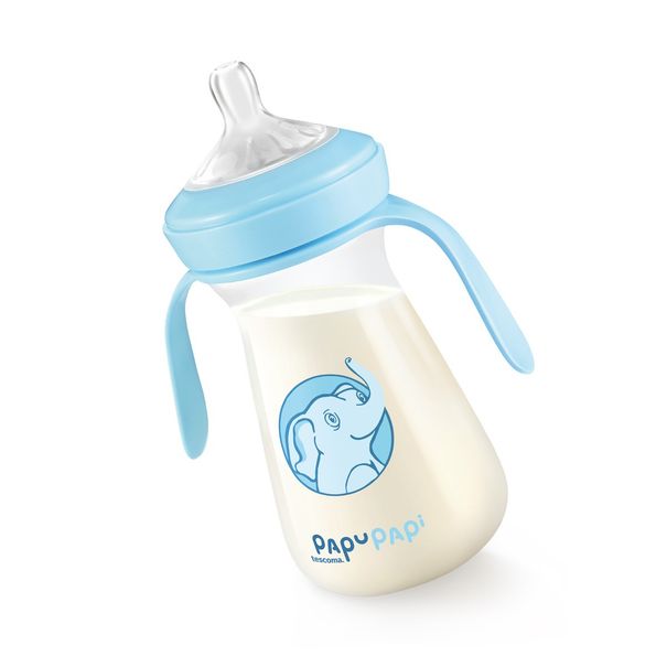 Butelka PAPU PAPI 250 ml, niebieska