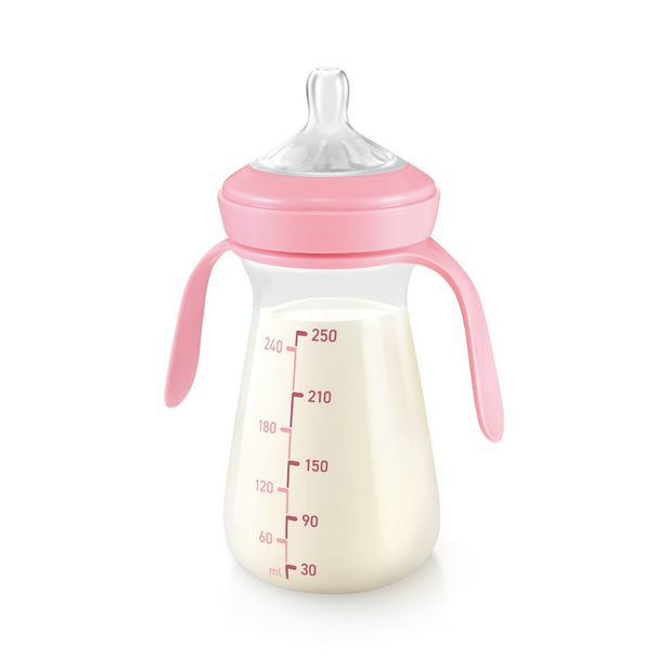 Butelka PAPU PAPI 250 ml, różowa (zdjęcie 3)