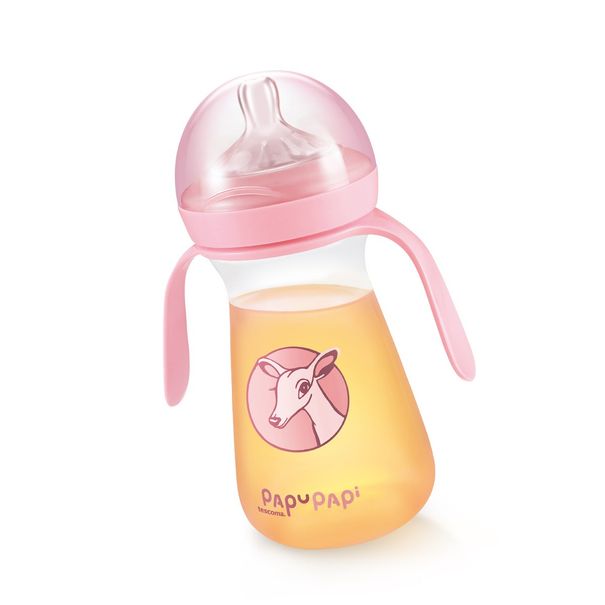 Butelka PAPU PAPI 250 ml, różowa (zdjęcie 4)
