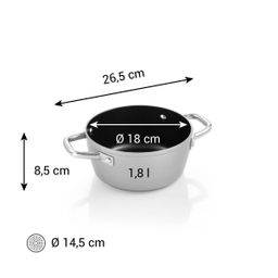 Cacerola GrandCHEF+ ø 18 cm, 1.8 l