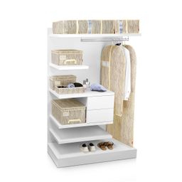 Caixa de arrumação p/ roupa FANCY HOME 40 x 18 x 20 cm, creme