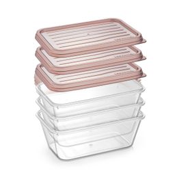 Imagem de Caixas com tampa 4FOOD 1,0 l, 3 peças