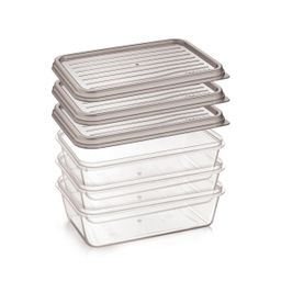 Imagem de Caixas com tampa 4FOOD 1,35 l, 3 peças