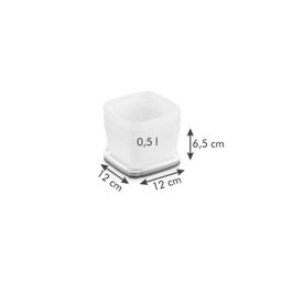 Caixas saudáveis para congelador PURITY 0.5 l, 3 peças