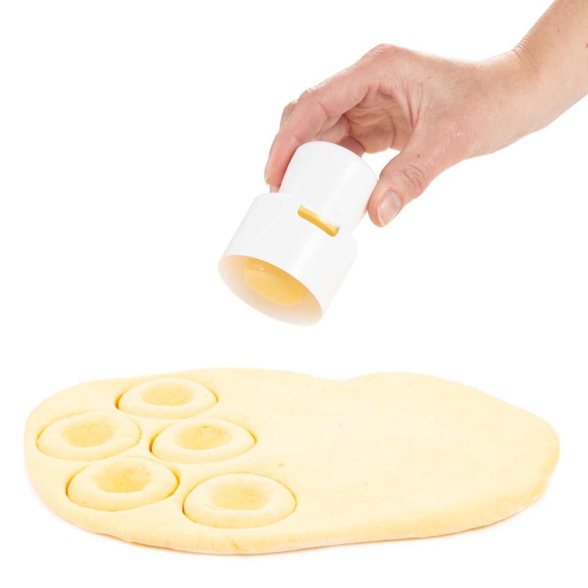 Molde 20 Cm Misa Plastová Tescoma DELÍCIA ø 22 Cm, 2,5 L Biela Molde Tarta Tescoma DeliciaピストンCake Decorator、8ノズル